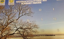 Weihnachtskalender 2021 für die Weihnachtslotterie